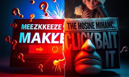 Clickbait w nagłówkach marketingowych a granica między ciekawością i wprowadzaniem w błąd