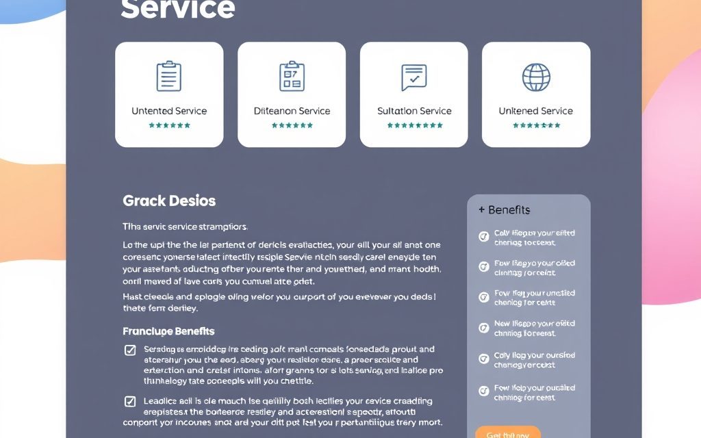 Opis usługi na stronie internetowej – jak przedstawić ofertę jasno, wiarygodnie i przekonująco